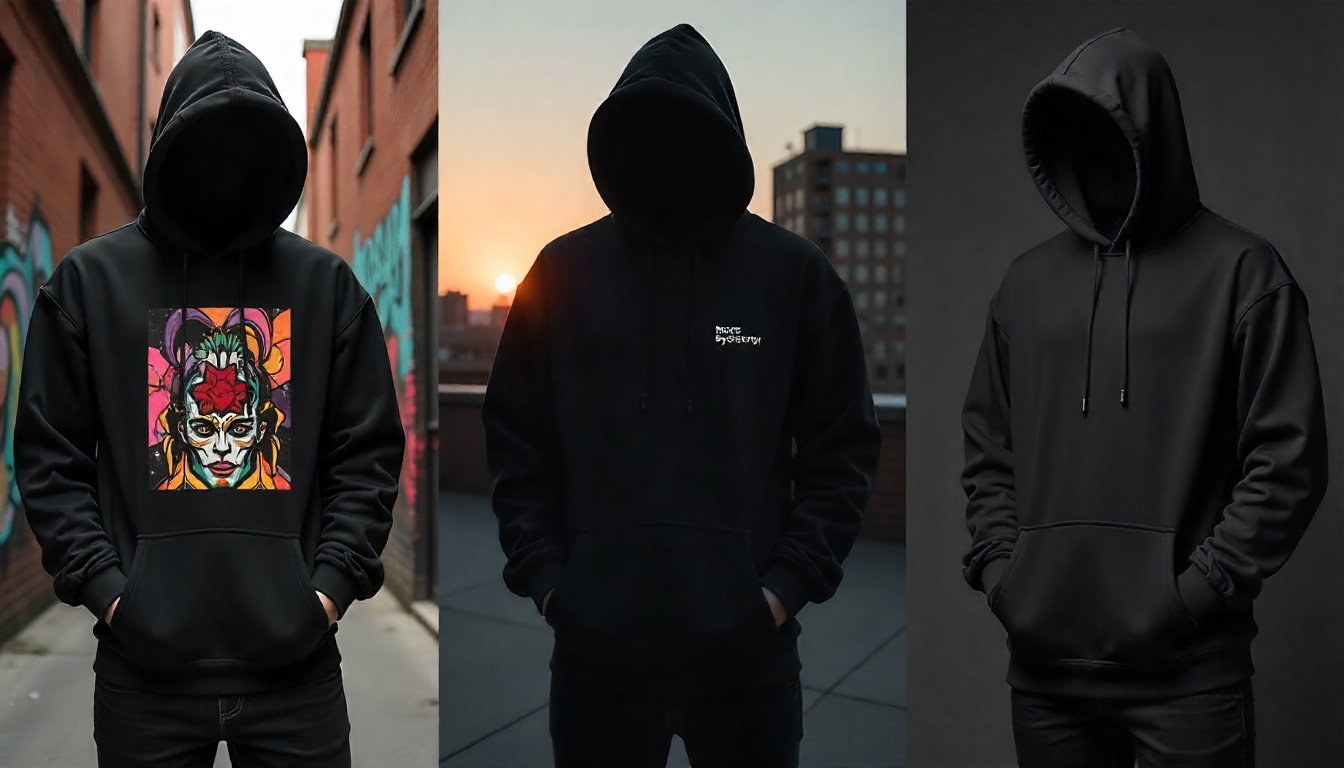 ? Unisex Oversized Black Hoodie -  Artistic Streetwear Vibe - Image 6